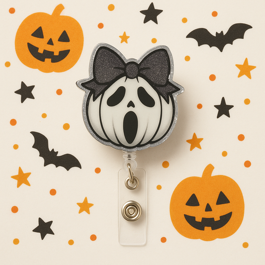 Ghost Pumpkin Badge Reel