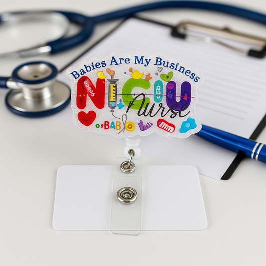 NICU Nurse Badge Reel