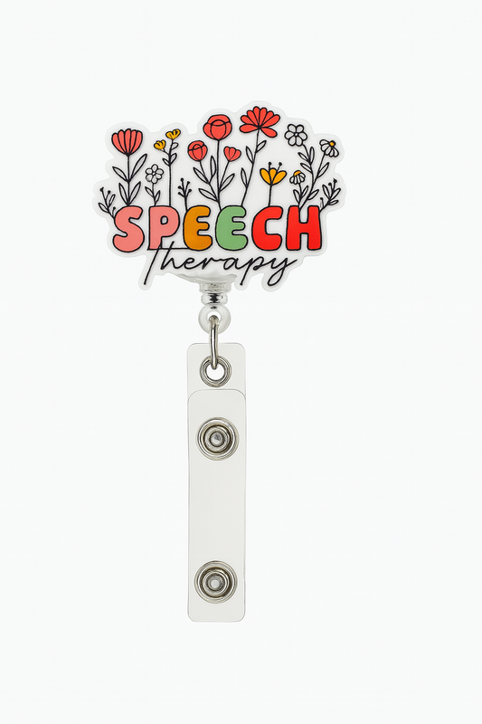 Speech Therapy Badge Reels