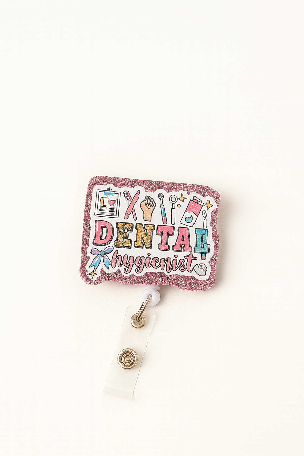 Dental Hygienist Badge Reel