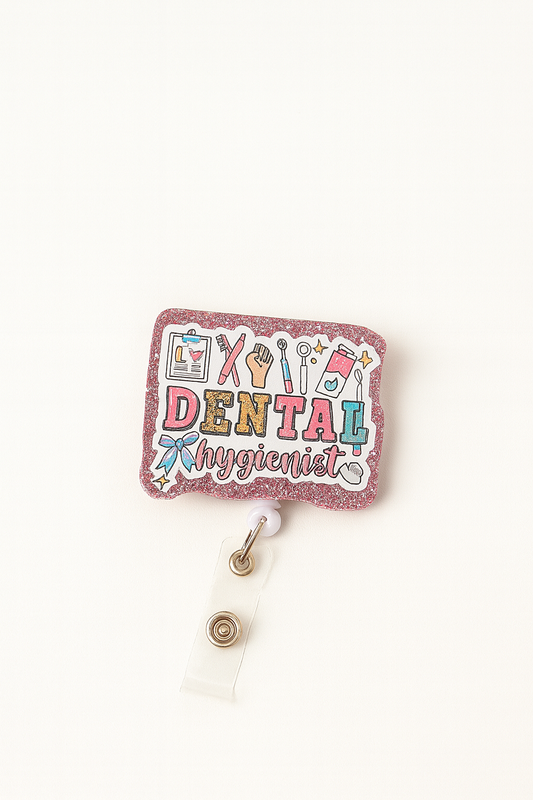 Dental Hygienist Badge Reel
