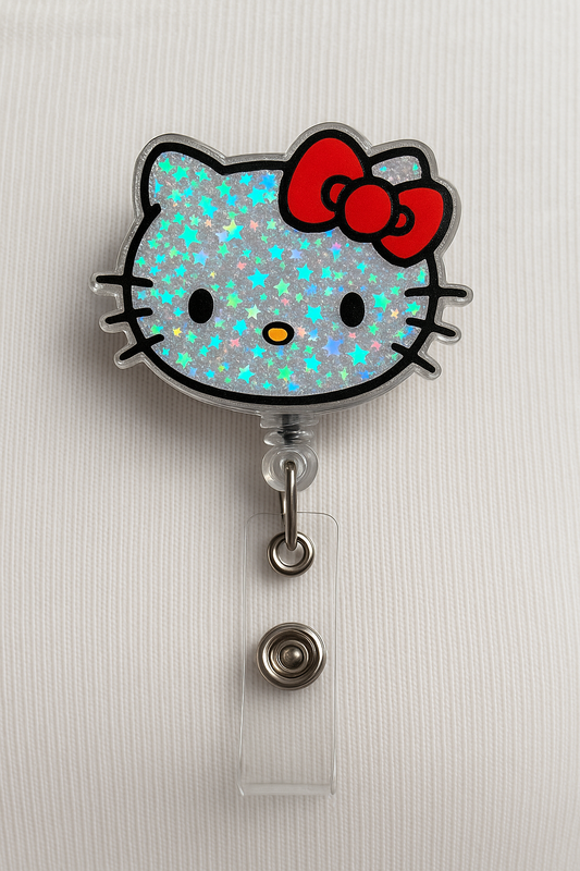 Hello Kitty Shaker Badge Reel